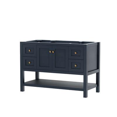 Randolph Morris Bristol 48 Inch Modern Console Vanity Base - Navy RM12-488NB-SNT