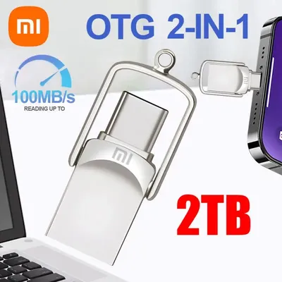 Xiaomi 2TB Cle Usb Flash Drives Usb3.0 Pen Drive 1TB High Speed Pendrive 512GB Portable SSD Memoria