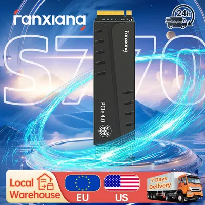 Fanxiang S770 M.2 SSD 1TB 2TB 4TB 7400MB/s M.2 NVMe PCIe4.0 DRAM Cache Internal Solid State Drive