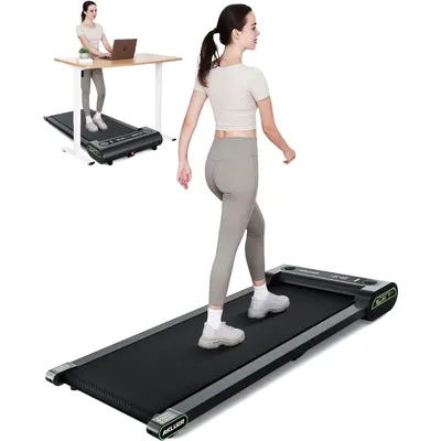 dmill for Home, 2.5HP Under Desk Treadmill with Remote Control, Desk Treadmill up to 3.8 MPH Speed,