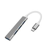 USB C 3.0 Hub 4 Port Type C To USB Hub Ultra Slim Portable Data Hub Applicable For Laptop Hub Children Hub Tiles Type C Port 4 Port Hub Desktop Charging Hub Bank Reader Psupro216us 20ipr Ucn3320 C