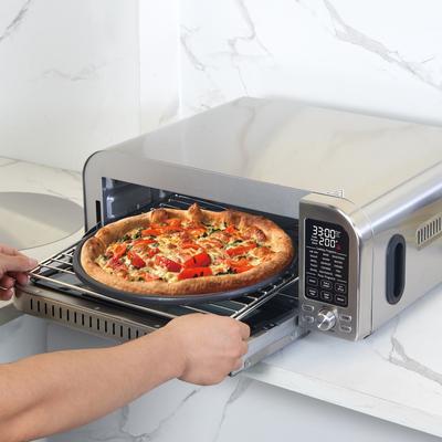 PizzaDesso Professional Pizza Oven by Brylane Home in Stainless Steel