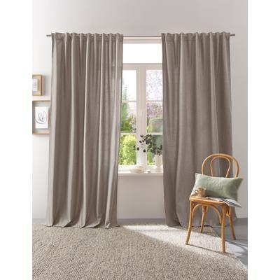 Vorhang ANDAS "Elkær" Gr. 4, beige, B:135cm H:245cm, Polyester, Gardinen, Thermo, mit Multifunktionsband Image