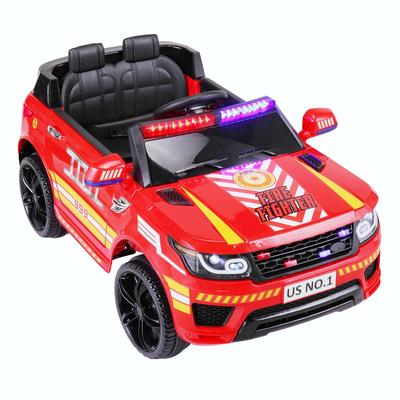 12V Electric Police Car Ride-On - Engine Sounds & Sirens for Exciting Play