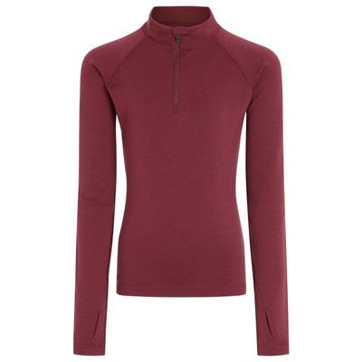 Icebreaker - Kids 260 Tech L/S Half Zip - Merinounterwäsche Gr 4 rot