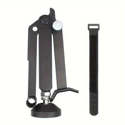 TEMU Heavy Duty Motorcycle Wheel Stand: Adjustable Height And Angle, Base, Suitable For Dirt Bikes And Atvs Image