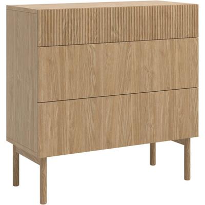 Selsey Nolie - Kommode mit 3 Schubladen, Eichenholzoptik, 90 cm Image