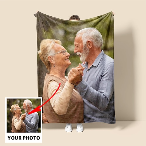 Personalisierte Decke Personalisierte Geschenke Fotos Personalisierte Paargeschenke Individuelle Bilddecke Ich liebe dich Geschenke Geburtstagsgeschenk für Frau Mann Freundin Freund Image
