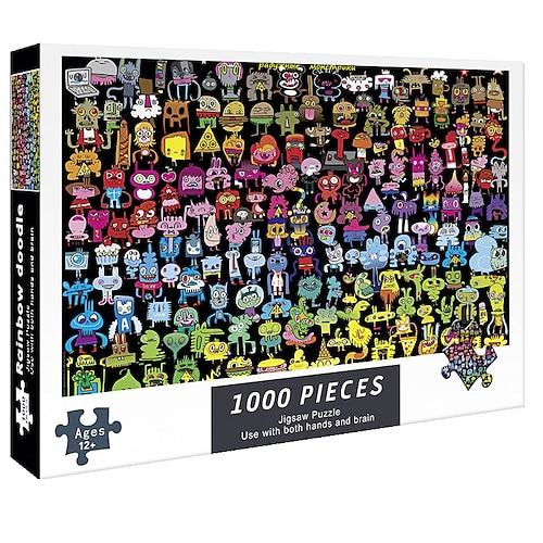 1000 Puzzleteile für Erwachsene, niedliches Heilpuzzle mit hohem Schwierigkeitsgrad, Dekompressionspuzzle für Mädchen, Einzelhandelsspielzeug für Weihnachtsgeschenke