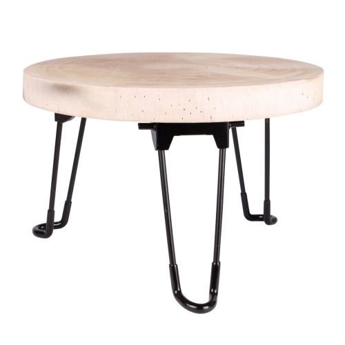 Lex Beistelltisch Blumentopfständer Blumenhocker Tisch Blumenständer Holz : DIA 30 x 20 cm Image