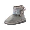 Schlupfboots DISNEY "Frozen", Damen, Gr. 30, silber, Synthetik, mehrfarbig, sportlich, Schuhe, Winterboots, Snowboots, Winterschuhe, gefüttert