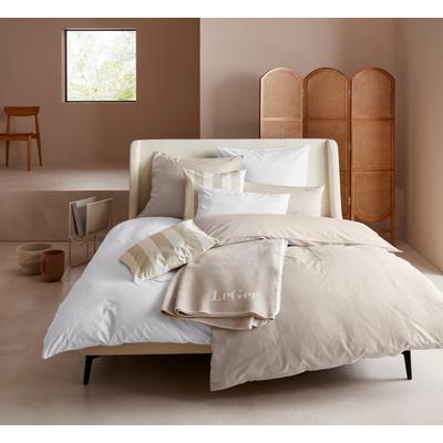 Bettwäsche "Anisa in Gr. 135x200, 155x220 cm oder 200x200", beige, B/L: 135cm x 200cm, , Renforcé, B/L: 40cm x 80cm, Renforcu00e9, Obermaterial: 100% Baumwolle, LEGER HOME BY LENA GERCKE, Bettwäsche, Bettwäsche aus Baumwolle, unifarbene Bettwäsche... Image