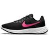 Laufschuh NIKE "REVOLUTION 6 NEXT NATURE", Gr. 36,5, pink (schwarz, neonrot), Textil, sportlich, Schuhe