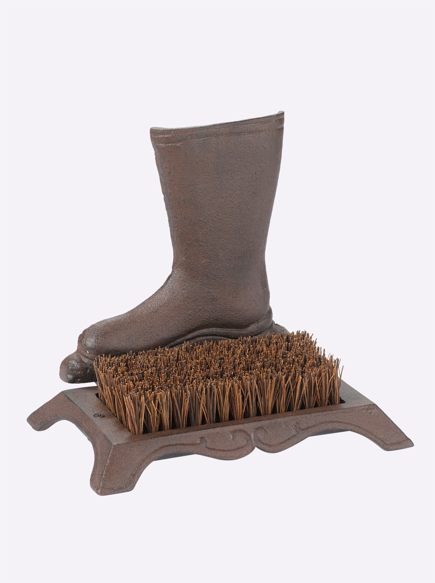 Schuhputzbürste HEINE HOME, braun (antikbraun), B:23,5cm H:21cm, Reinigungsbürsten Image