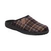 Pantoffel ROHDE "SOLTAU", Herren, Gr. 47, schwarz (schwarz, braun kariert), Filz, klassisch, Schuhe, Hausschuh, Clog, Wohlfühlschuh zum Schlupfen