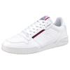 Sneaker KAPPA, Gr. 39, weiß (weiß, rot), Synthetik, Textil, kontrastfarbene Details, sportlich, Schuhe
