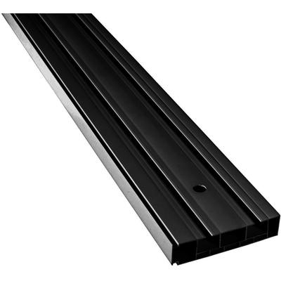 Gardinenschiene SN DECO GROUP "Vorhangschiene SH (2)" Gr. 6, schwarz, L:300cm T:7,7cm, Kunststoff, Gardinenstangen, Gardinenschiene Image