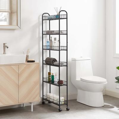 Kitchen Slim Slide Out Storage Tower Rack