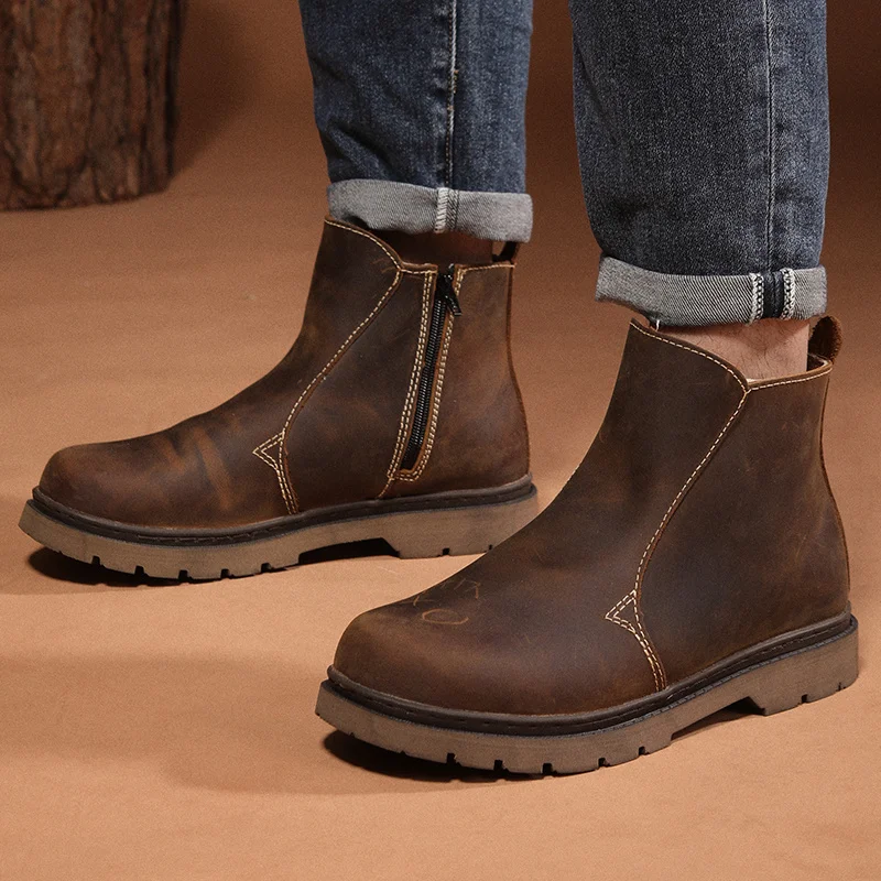 Kowm Wanderschuhe Herren Paar Stiefel Wanderschuhe Damen Leder Trekking stiefel Outdoor Freizeit Werkzeugs tiefel Outdoor Turnschuhe