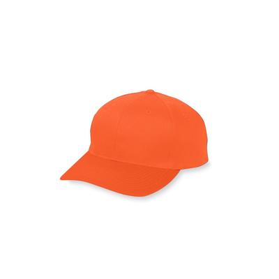 Augusta Sportswear 6206 Youth Six-Panel Cotton Twill Low-Profile Cap in Orange