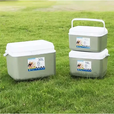 Mini Car Fridge Portable Camping Cooler Box Outdoor Beer Juice Beverage Cooling Bucket Food Keeping