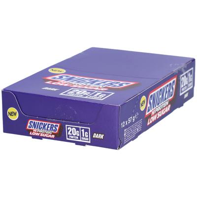 Snickers Dark Low Sugar High Protein Bar (12x57g) 12x57 g Riegel Image