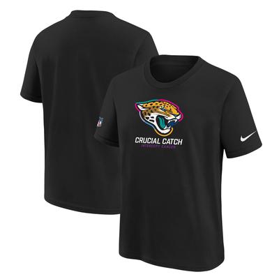 Schwarzes Nike Jacksonville Jaguars 2024 NFL Crucial Catch T-Shirt für Jugendliche Image