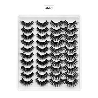 Eyelash Extensions 40 pcs Waterproof Professional Women Volumized Extra Long Cosplay Animal wool eyelash Wedding Party Halloween Full Strip Lashes Crisscross Thick - Makeup Daily Makeup Halloween