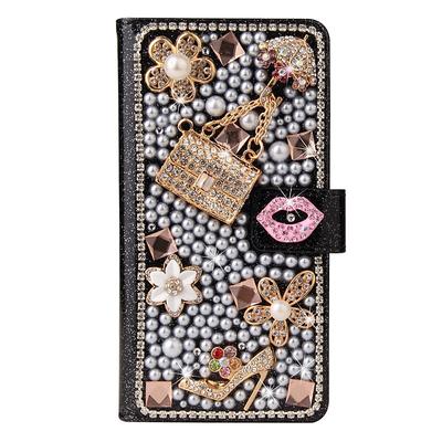 Bling Glitter PU Leather Wallet Case for iPhone 16 15 Pro Max Plus 14 13 12 11 Pro Max Mini SE X XR XS Max 8 7 Plus – Shiny Flip Cover with Card Slots, Full Body Shockproof Protection