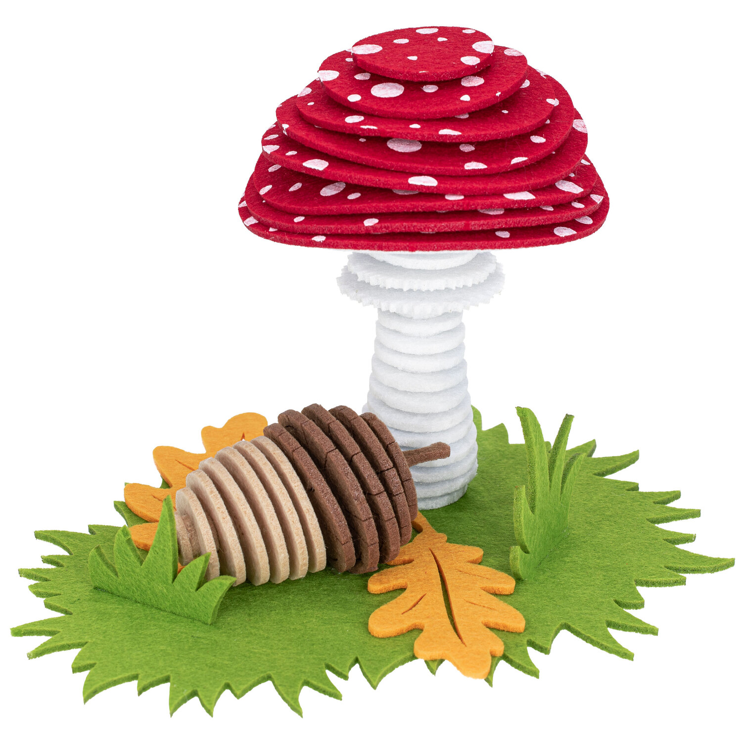 Kit créatif en feutrine "champignon et gland"