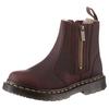 Chelseaboots DR. MARTENS "2976 Alyson", Damen, Gr. 41, rot (rotbraun), Leder, unifarben, klassisch, Schuhe, Chunky Boots, Plateau Schuh, Boots mit Blockabsatz