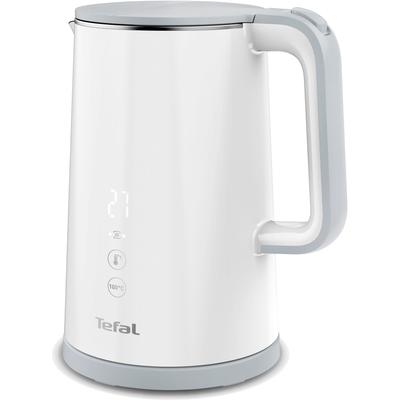 TEFAL Wasserkocher "KO6931", weiß (schneeweiß), B:15,4cm H:23,5cm T:20,8cm, Wasserkocher, 5 Temperaturstufen; Warmhaltefunktion; 360 drehbar; Live-Temperatur Image