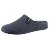Pantoffel VERBENAS "Eagle", Herren, Gr. 42, blau (dunkelblau), Filz, meliert, casual, Schuhe, Clog, Homeslipper, Hausschuh zum Schlupfen
