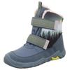 Winterstiefel SUPERFIT "TRACE WMS: mittel", Kinder, Gr. 32, blau (blau kombiniert), Textil, sportlich, Schuhe, Barfußschuh, Klettstiefel, Winterschuh mit Digital Druck