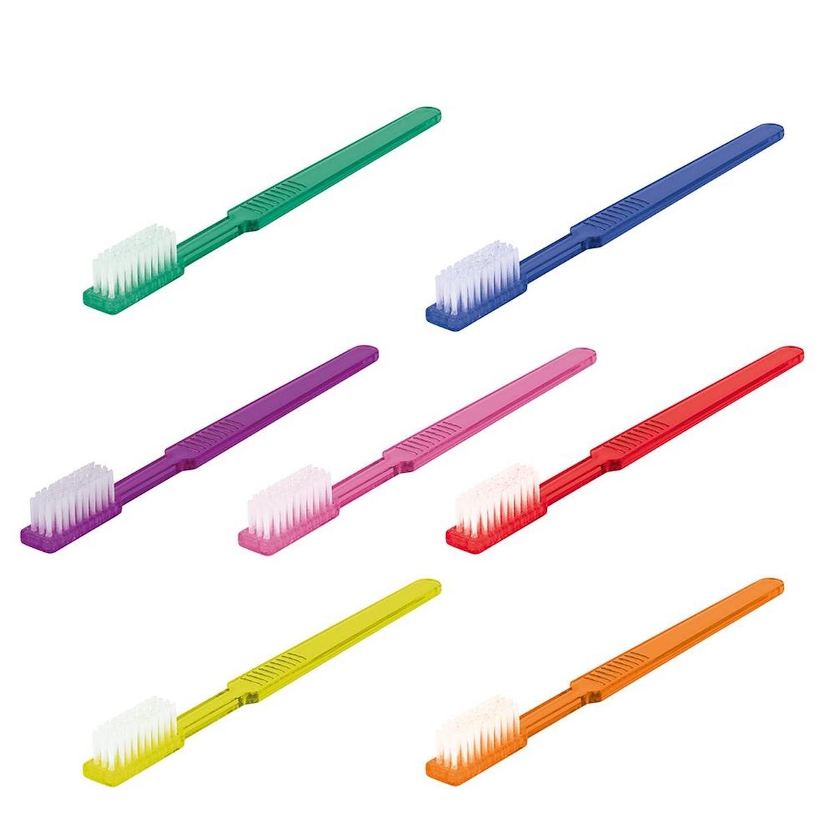 Unigloves Einmalzahnbürsten - mit Zahnpasta - Kunststoff - bunt - 1000 Zahnbürsten Image