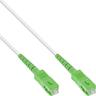 LWL Simplex Kabel, FTTH, SC/APC 8° zu SC/APC 8°, 9/125µm, OS2, 1m