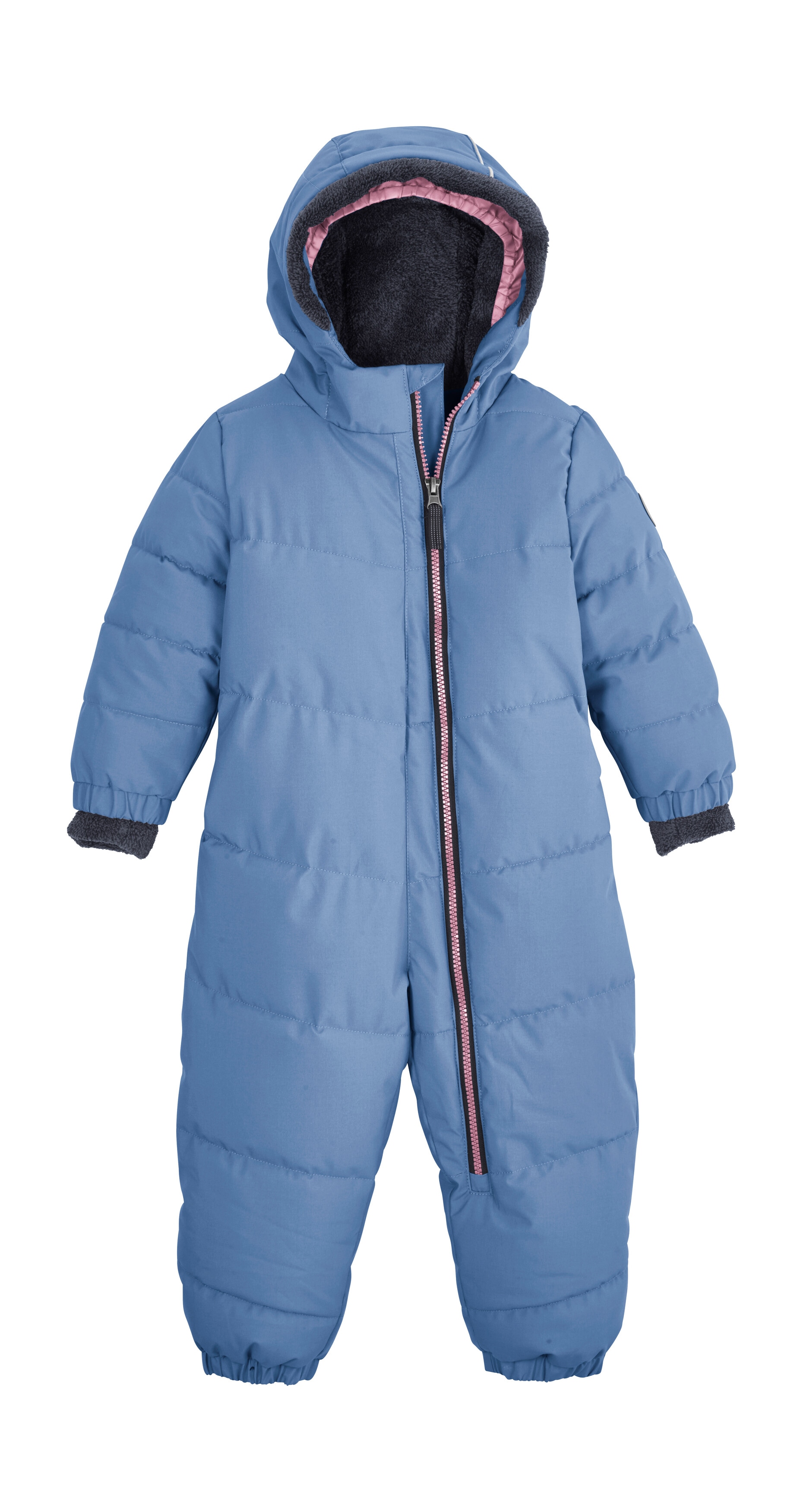 Overall "FIOW 20 MNS QLTD ONPC", Kinder, Gr. 110/116, blau (denim), Oberstoff: 100% Polyester, Futter: 100% Polyester, Wattierung: 100% Polyester, FIRST INSTINCT BY KILLTEC, Sportlich, Overalls, Steppoverall mit Kapuze, 10.000 mm Wassersäule,... Image
