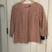 J. Crew Tops | J Crew Pink Lace Top 3/4 Sleeve Sz 4 | Color: Pink | Size: 4