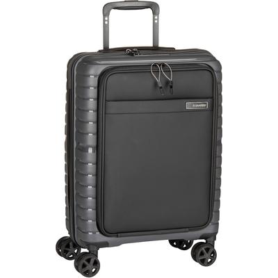 Travelite - Handgepäck Trient 4w Trolley S Front Pocket Handgepäckkoffer 1 ct Grau