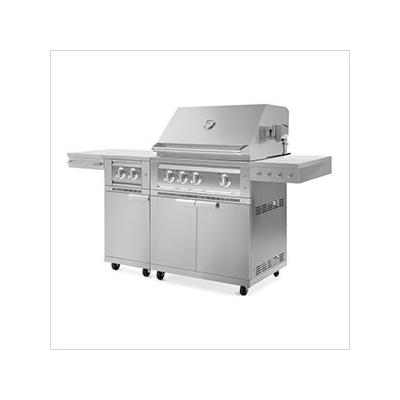 NewAge Outdoor Kitchens Outdoor Kitchen Grill Cart with 33-Inch Platinum Grill and Side Burner (Liquid Propane)