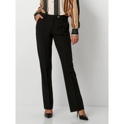Stretch-Hose TONI "Jolie Bootcut", Damen, Gr. 38, N-Gr, schwarz, Web, Obermaterial: 91% Polyester, 9% Elasthan, feminin, bootcut fit lang, Hosen Image