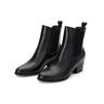 Leder-Stiefelette