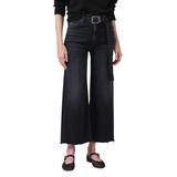 Citizens of Humanity Lyra High Rise Cropped Wide Leg Jeans in Medallion - Medallion
