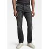 Straight-Jeans G-STAR "Mosa Straight", Herren, Gr. 30, Länge 34, schwarz (worn schwarz), Denim/Jeans, Obermaterial: 99% Baumwolle, 1% Elasthan, casual, straight fit, Jeans, mit hellen Nähten