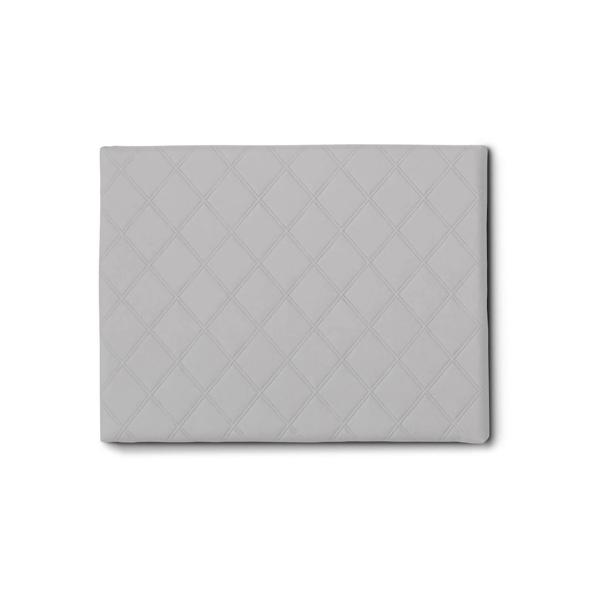 Dmora Cleziana Einzelbett, Kopfteil aus Öko-Leder, 100% Made in Italy, geeignet für ein Einzelbett, Cm 90x60, Weiß Image