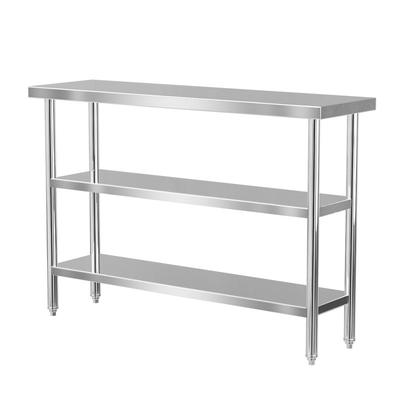 Stainless Steel Height-Adjustable Workbench