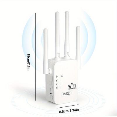 TEMU 2024 Wifi Extender/ Signal Enhancer, 1200mbps Repeater, Coverage Of 10000 , Foot Pedal And More