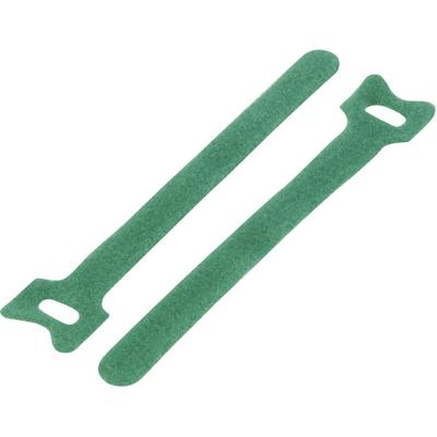 TRU COMPONENTS TC-MGT-150GN203 Klettkabelbinder zum Bündeln Haft- und Flauschteil (L x B) 150 mm x Image