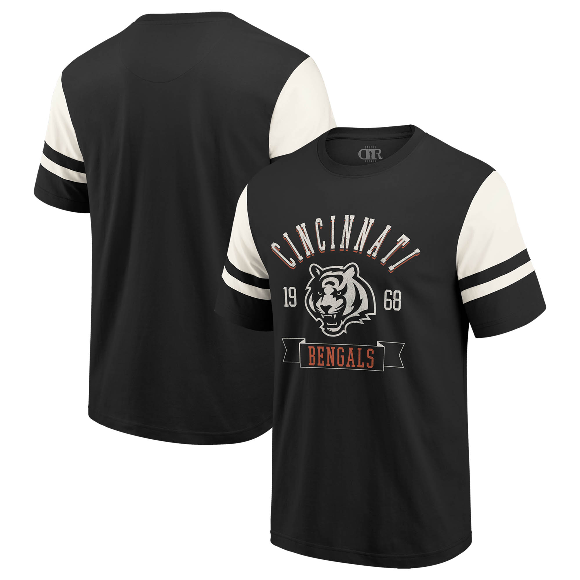 Schwarzes Cincinnati Bengals Football-T-Shirt für Herren aus der Darius Rucker Collection von Fanatics Image