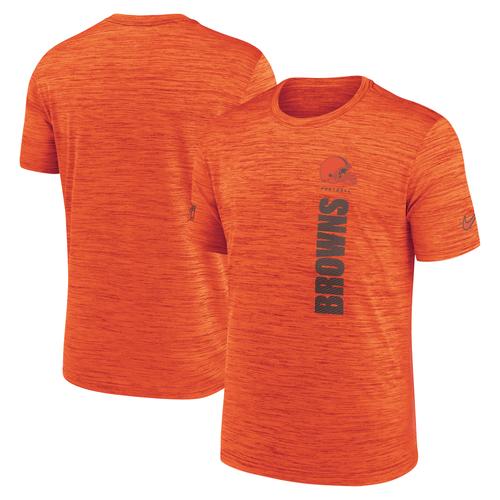 Oranges Nike Cleveland Browns 2024 Sideline Velocity Performance-T-Shirt für Herren